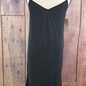 Bar III Sleeveless V Neck Ladder Back Slip Dress
